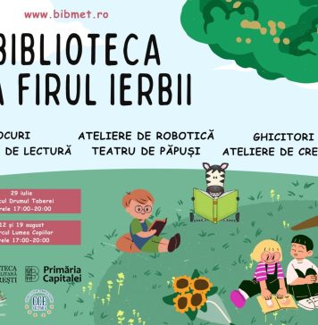 „Biblioteca la firul ierbii” revine în parcurile din București