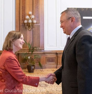 Preşedintele Senatului, Nicolae Ciucă, întrevedere cu ambasadoarea Statelor Unite ale Americii în România, Kathleen Kavalec