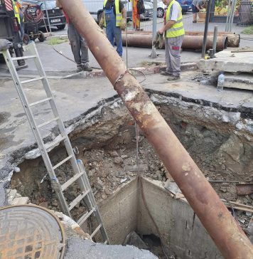 Termoenergetica lucrează sâmbătă pe o stradă din Sectorul 3