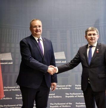 Președintele PNL, Nicolae Ciucă, întâlnire cu președintele Parlamentului din Republica Moldova, Igor Grosu