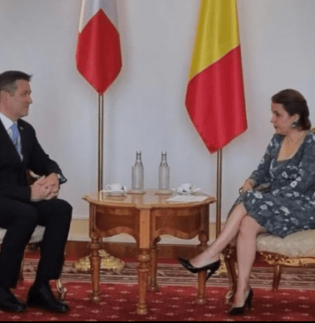 Ministrul de Externe, Luminiţa Odobescu, s-a întâlnit cu ambasadorul elveţian, într-o vizită de rămas bun