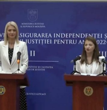 VIDEO Ministrul Justiției, Alina Gorghiu, la Chișinău: România acordă sprijin pentru obținerea unei decizii pozitive până la finalul anului în curs privind deschiderea de către Republica Moldova a negocierilor de aderare la UE