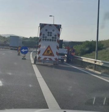 Circulaţie îngreunată pe A1 Bucureşti – Piteşti, pentru trasarea unor marcaje rutiere
