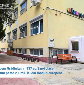 Grădiniţa nr. 137 din Sectorul 2 va avea trei noi clase