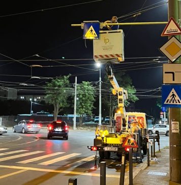ADPDU Sector 6 montează proiectoarele cu led la 78 de treceri de pietoni