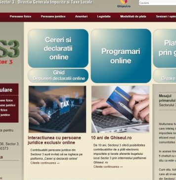 Servicii exclusiv online pentru persoanele juridice din Sectorul 3, din luna septembrie