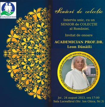 Academicianul Leon Dănăilă – invitat de onoare la Gala Seniori de colecţie