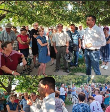 Florin Birta, primarul municipiului Oradea, întâlniri cu orădenii din Nufărul 1