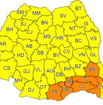 Bucureștiul și alte șapte județe, sub avertizare cod portocaliu de vreme caldă