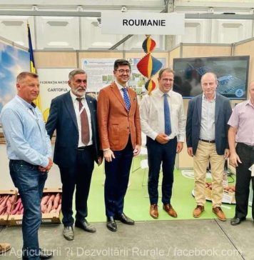 România este reprezentată, pentru prima dată, cu un stand naţional la cel mai important eveniment european dedicat producerii cartofului