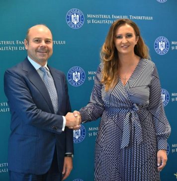 Natalia Intotero, întâlnire cu Alfredo Maria Durante Mangoni, ambasadorul Italiei în România: Una dintre principalele teme de discuție a fost politica de susținere a natalității