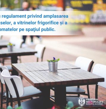 Sectorul 2: Un nou regulament privind amplasarea pe spațiul public a teraselor, vitrinelor frigorifice şi a automatelor de cafea