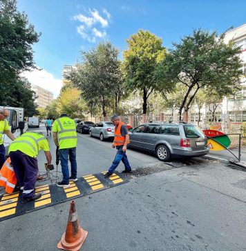 Administrația Străzilor a refăcut marcajele rutiere din zonele unde se află școli, grădinițe și licee