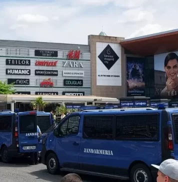 UPDATE/ Mașină furată de față cu proprietara, în parcarea de la Mall Băneasa. Urmărire ca în filme pe DN1