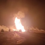 Explozie urmată de incendiu la magistrala de gaz de la Călimănești.