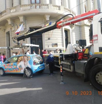 Aproape 700 de autovehicule parcate neregulamentar, ridicate în primele 9 luni ale anului, în Sectorul 1