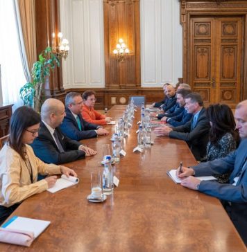 Ciucă l-a primit la Senat pe președintele Curții de Conturi Europene