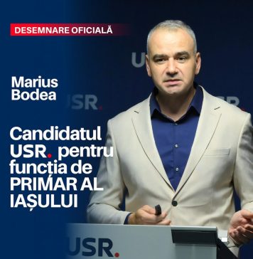 USR Iaşi l-a desemnat pe senatorul Marius Bodea candidat al partidului la Primăria Iaşi