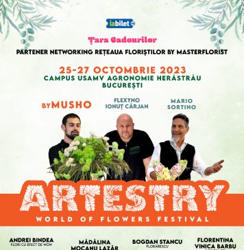 Artestry – World of Flowers. Festival de Artă Florală la Facultatea de Horticultură din București!