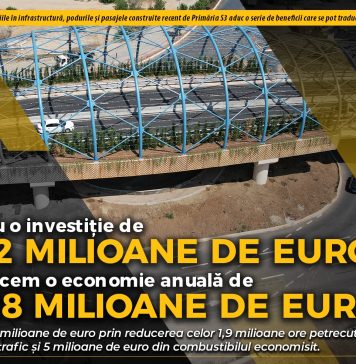 Primăria Sectorului 3 spune că pasajele pe care le-a construit aduc o economie anuală de 28 milioane de euro
