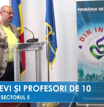 VIDEO/ Piedone a premiat elevii și profesorii de 10: ”Sectorul 5 va concura cu marile sectoare ale Bucureștiului. Am planuri pe următorii 5 ani”