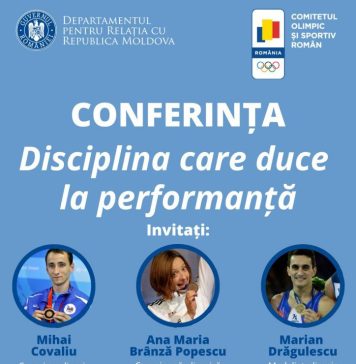 Sportivi români, campioni și medaliați olimpici, în conferință la Chișinău