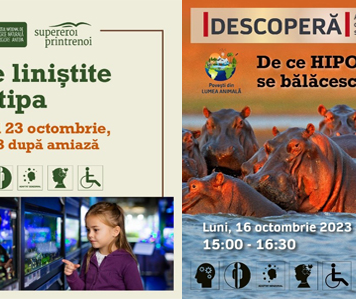 ”Orele liniștite la Antipa” și în luna octombrie. Program dedicat publicului cu nevoi speciale