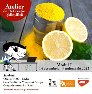 Ateliere de Recreație Științifică pentru copii, la Muzeul Antipa, până la începutul lunii decembrie