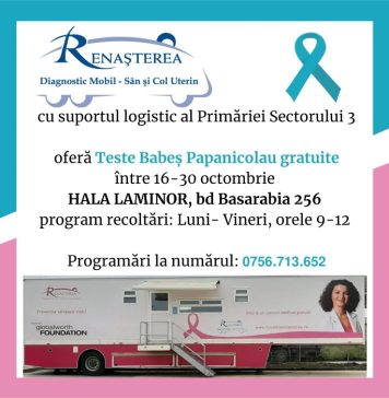 O unitate mobilă de screening a ajuns și în Sectorul 3