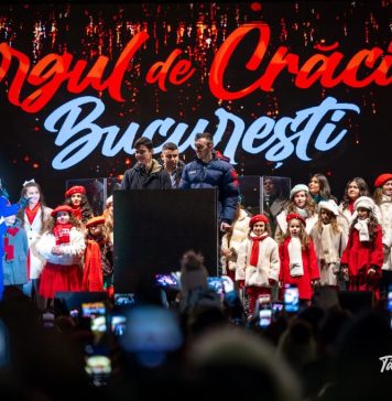 S-a deschis Târgul de Crăciun din Capitală. Trei tineri matematicieni au pornit instalația