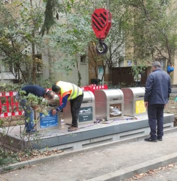 A fost montată prima ghenă îngropată din Sectorul 6