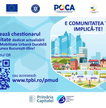 Viceprimarul Capitalei îi invită pe bucureşteni să completeze chestionarul pentru actualizarea Planului de Mobilitate Urbană