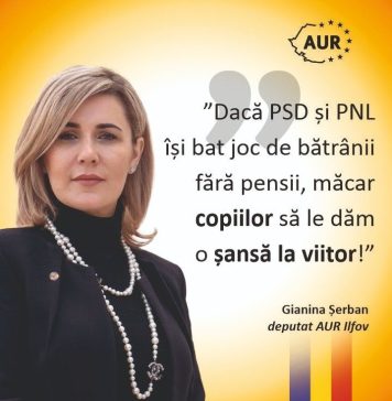 Gianina Șerban (AUR): Dedicăm Ziua Internațională a Drepturilor Copiilor promovării educației, sănătății, protecției sociale