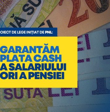 Proiect PNL: Angajații și pensionarii vor avea dreptul de a opta pentru forma de plată a venitului: cash sau pe cardul bancar