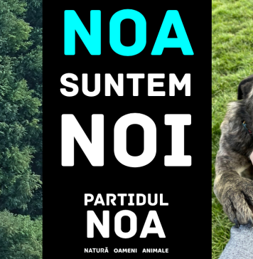 Astăzi se lansează NOA, Partidul pentru Natură, Oameni și Animale