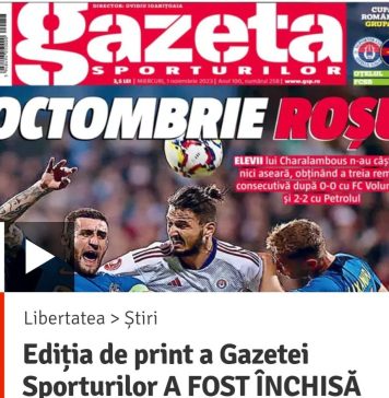 Gazeta Sporturilor a fost oprită fără ca publicul și nimeni din redacție să fi fost anunțat. Ringier i-a cerut lui Tolontan să plece de la GSP