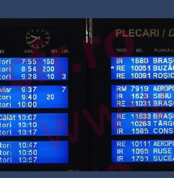 Mai multe trenuri au fost anulate de CFR Călători. Unele au acumulat întârzieri în Gara de Nord/ Lista completă!