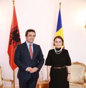 Ministrul Afacerilor Externe, Luminiţa Odobescu, l-a primit pe Ilir Tepelena, Ambasadorul Republicii Albania la Bucureşti, în vizită de rămas-bun