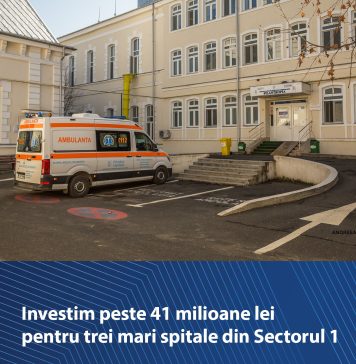 Clotilde Armand: „Peste 41 milioane lei pentru trei mari spitale din Sectorul 1”
