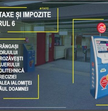Automate selfpay pentru impozitele și taxele locale din Sectorul 6, amplasate în mai multe stații de metrou