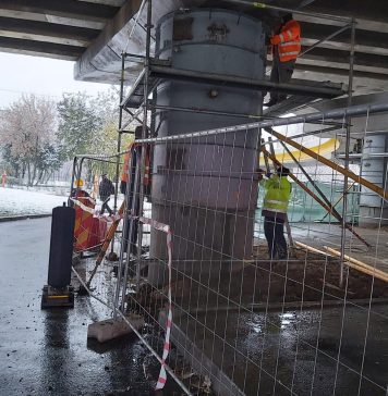 Se continuă lucrările la Podul Grant, indiferent de condițiile meteo, anunță primarul Dan