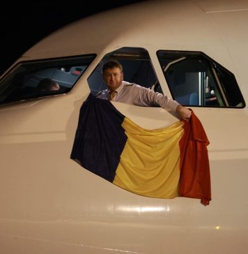 FOTO/ Primul Airbus A330 înregistrat în România a aterizat la Bucureşti