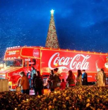 Caravana Coca-Cola sosește la târgul „Laminor Winter Wonderland”