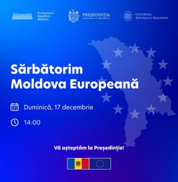 Maia Sandu invită cetățenii la Președinție să sărbătorească Moldova Europeană