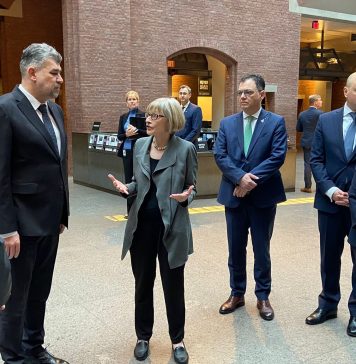 Corespondență specială de la Washington: Imagini în premieră cu sosirea delegației la Muzeul Holocaustului