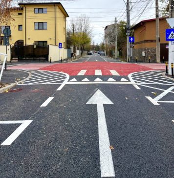 Lucrările pentru asfaltarea străzilor și supraînălțarea intersecțiilor din zona Parcului Bazilescu au fost accelerate