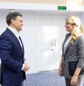 Prim-ministrul moldovean Dorin Recean, discuții cu ministra de Externe a Canadei, Mélanie Joly