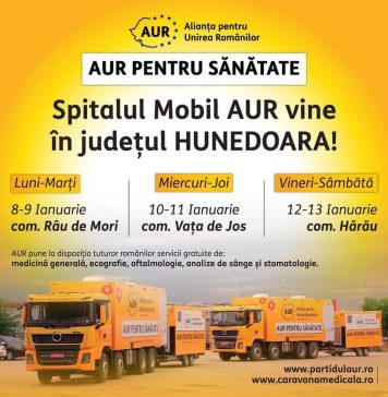 AUR: Caravana Medicală AUR își reia activitatea!