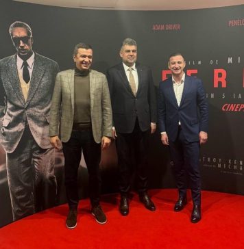 Ciolacu, Simonis şi Grindeanu, prezenți la premiera filmului ”Ferrari”