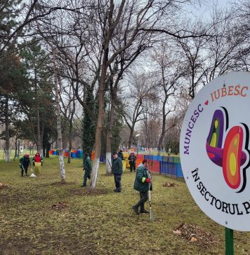 A început prima curățenie generală în parcurile din Sectorul 4